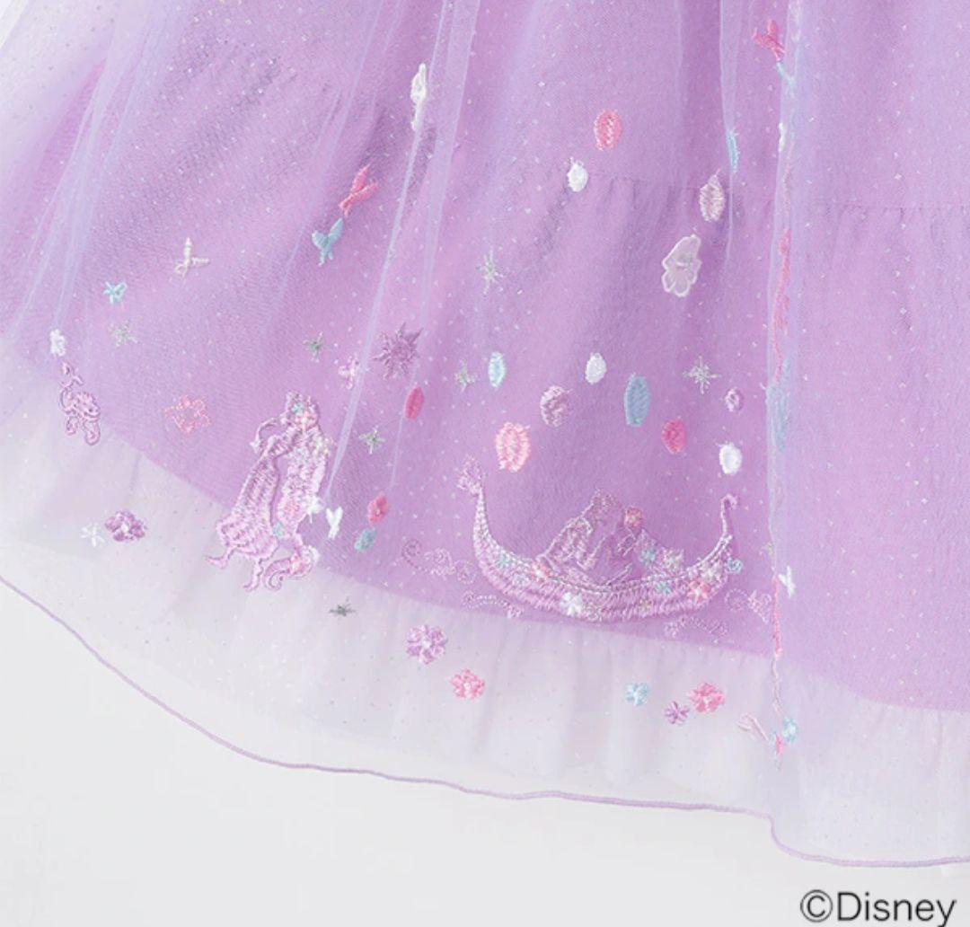 メゾピアノ♡【ラプンツェル】ドッキングワンピース 140