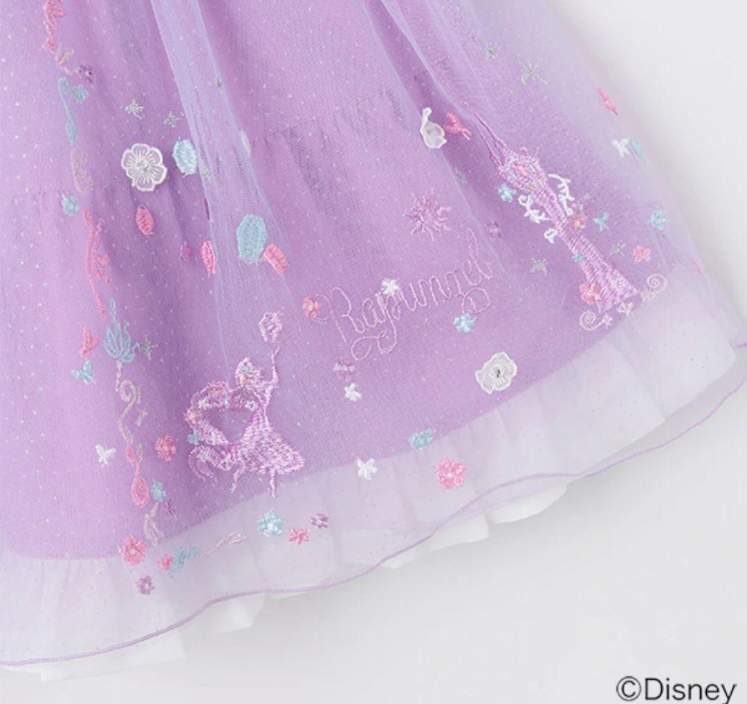 メゾピアノ♡【ラプンツェル】ドッキングワンピース 140