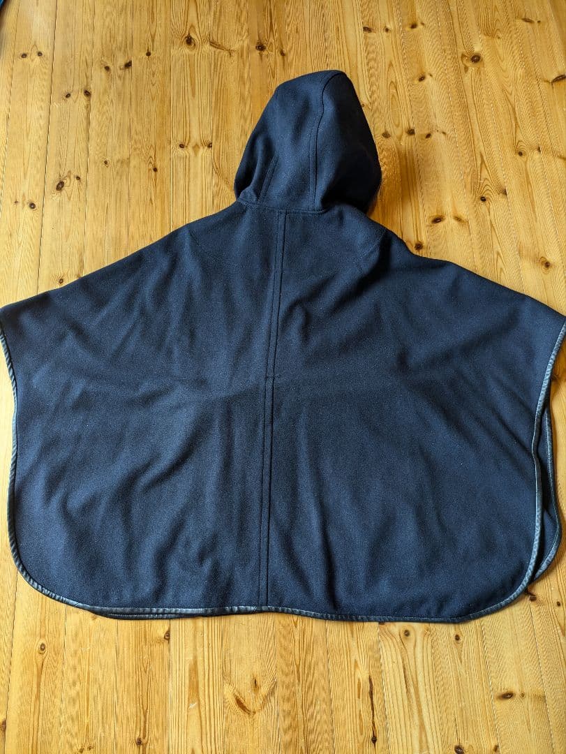 コーチネイビー フード付きポンチョ