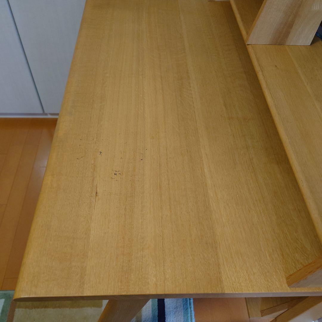 【すーさん】begin 飛騨産業 ブックスタンド付き学習机