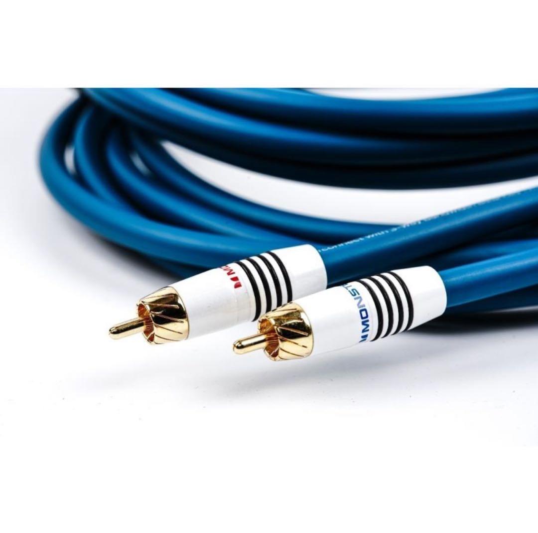 モンスターケーブル　M700i-3.0メートルRCAケーブル　×2セット