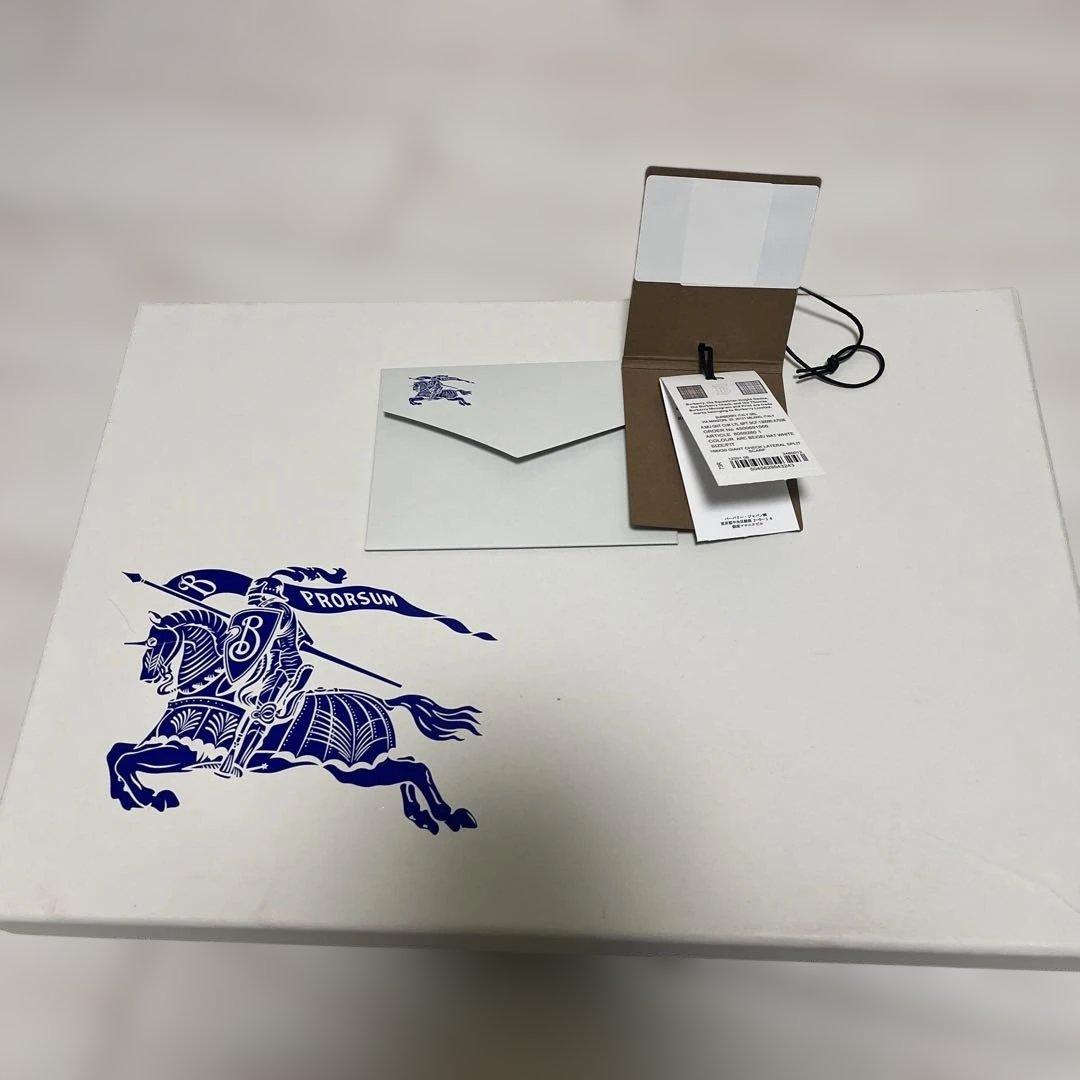 BURBERRY チェック柄マフラー ホワイト ベージュ