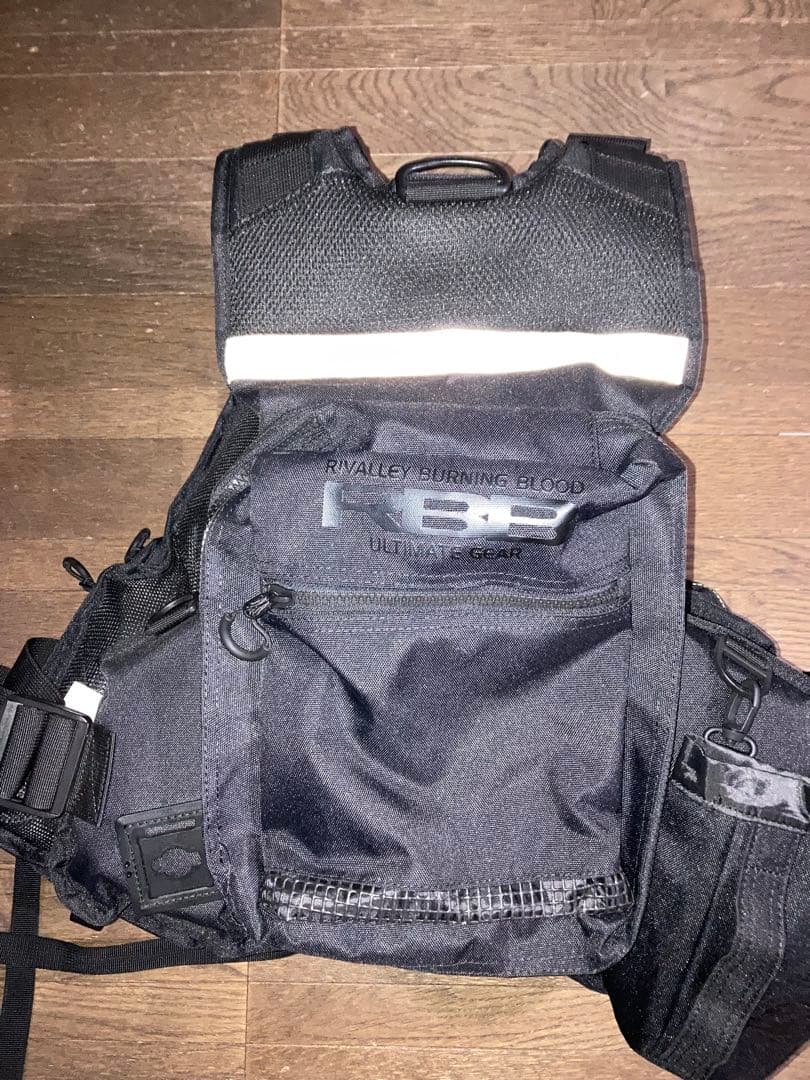 RBB ブラック フィッシングライフジャケット