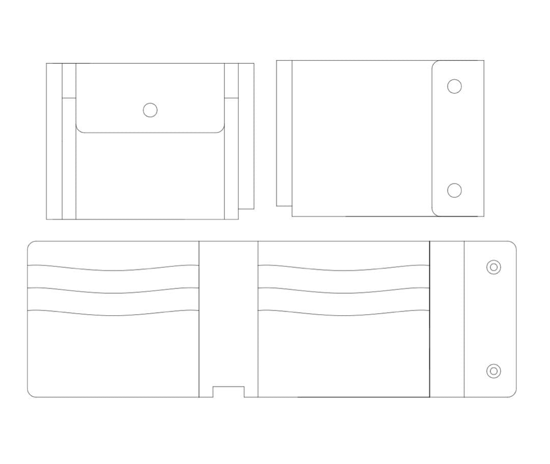 オーダー品　マネークリップ　ホーウィン　クロムエクセル