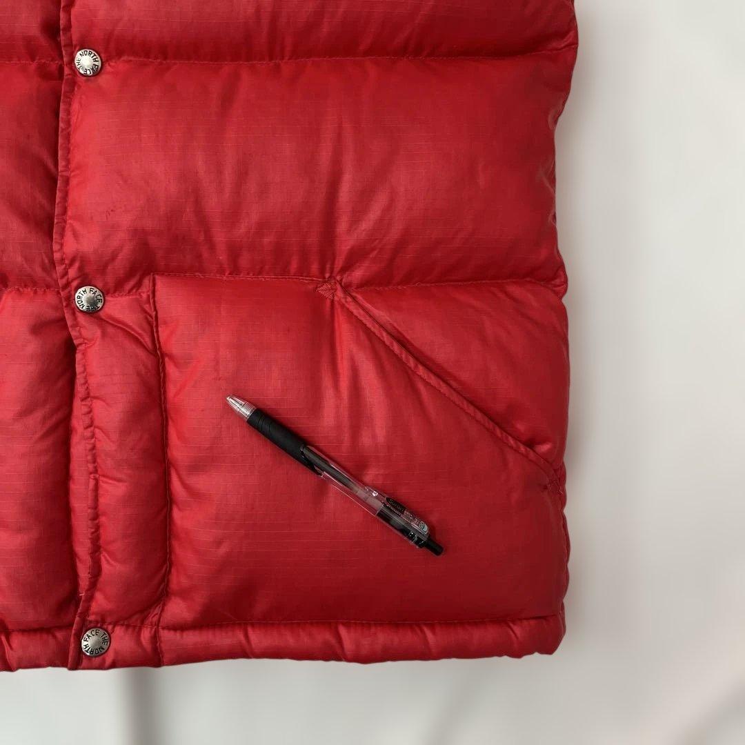 80s ノースフェイス OLD NORTH FACE 茶タグ ダウン ベスト L