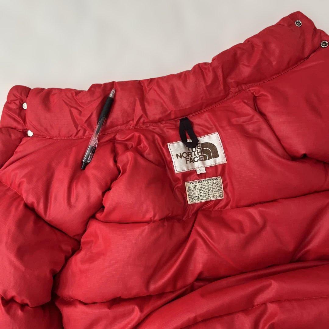 80s ノースフェイス OLD NORTH FACE 茶タグ ダウン ベスト L
