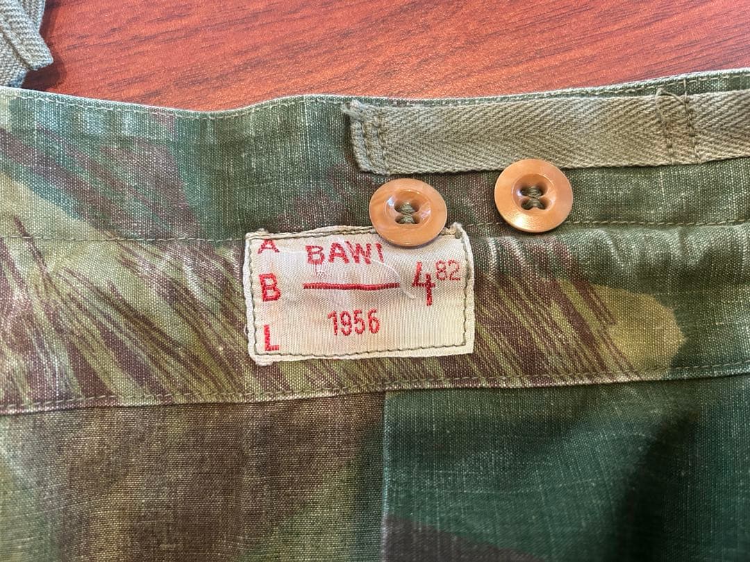 ベルギー軍ブラッシュカモ(ブラッシュストロークカモ)パンツ 1956年製