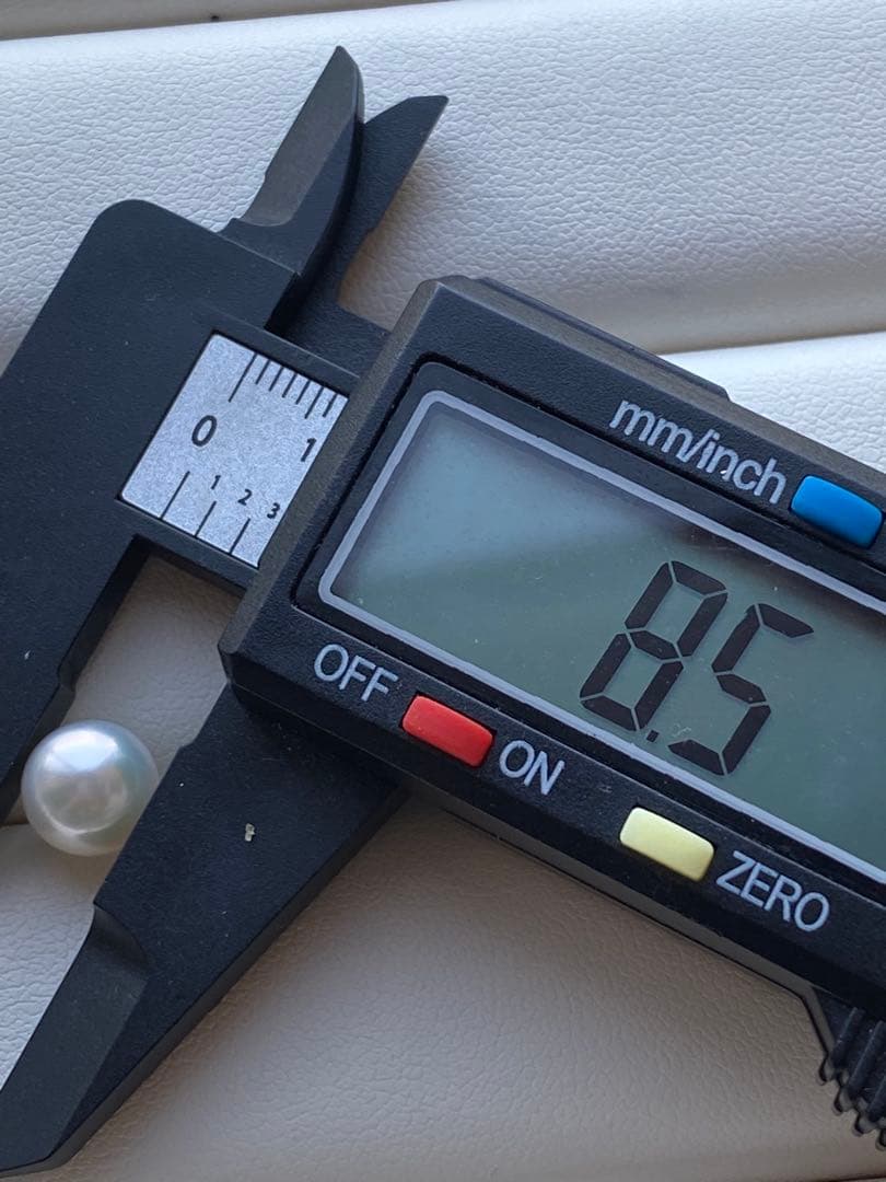 1970 あこや真珠　K18大玉8.5-9mm ピアス　Aly手作