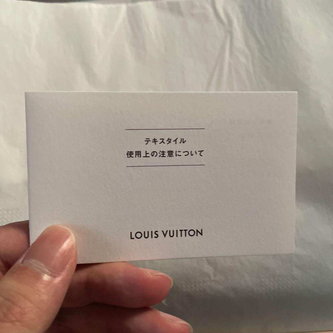 LOUIS VUITTON ストライプマフラー グレー