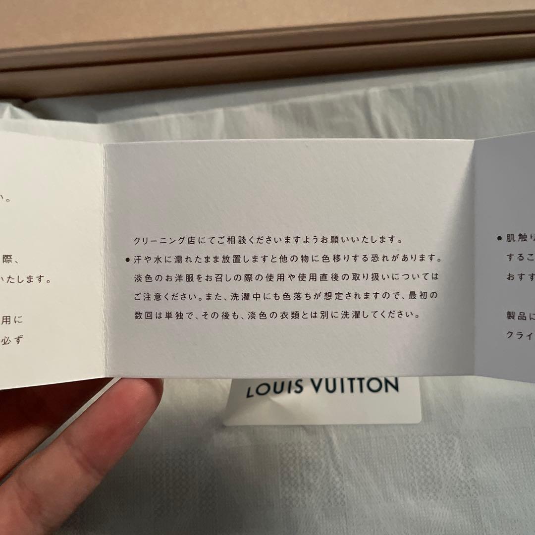 LOUIS VUITTON ストライプマフラー グレー