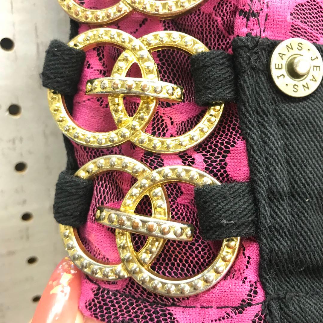 小悪魔 ギャル エロカワ 古着 サイドリング マイクロミニパンツ