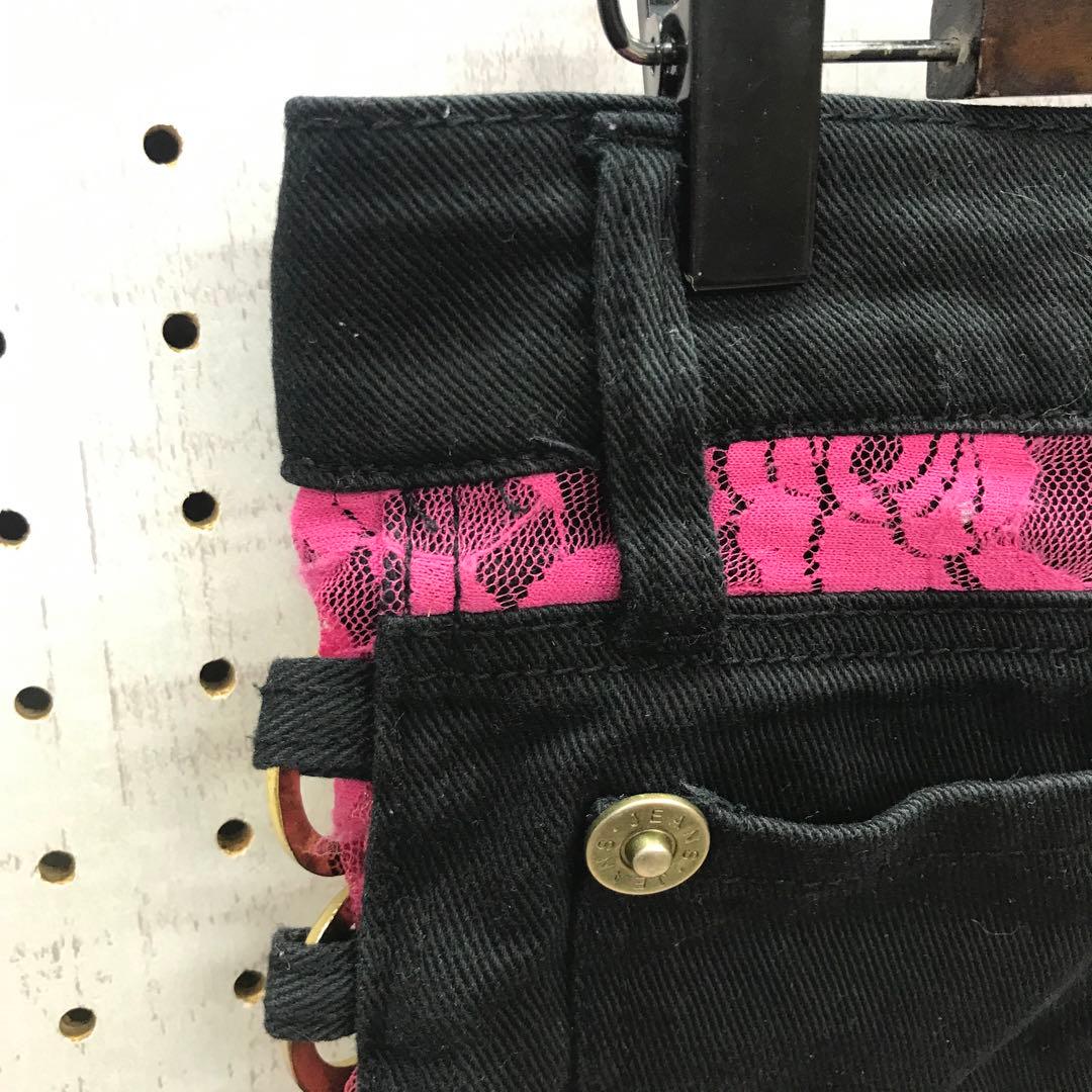 小悪魔 ギャル エロカワ 古着 サイドリング マイクロミニパンツ