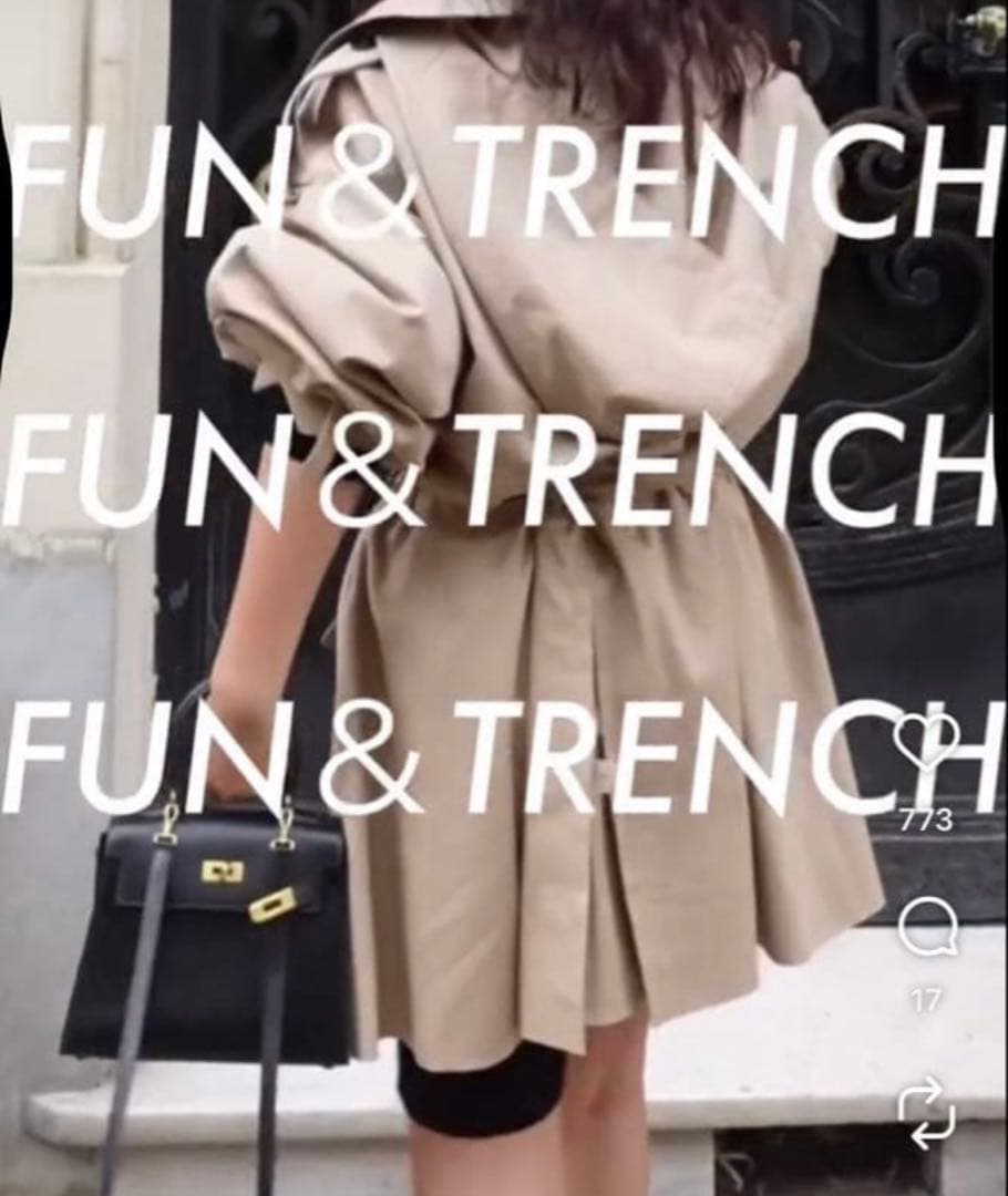 定価176,000-Aquascutumn×ETRETOKYOフーディートレンチ