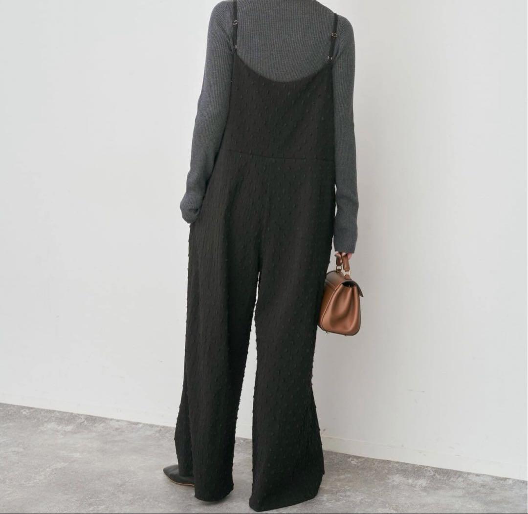 Spick&Span ドットジャガードサロペット　36サイズ新品未使用タグ付き！