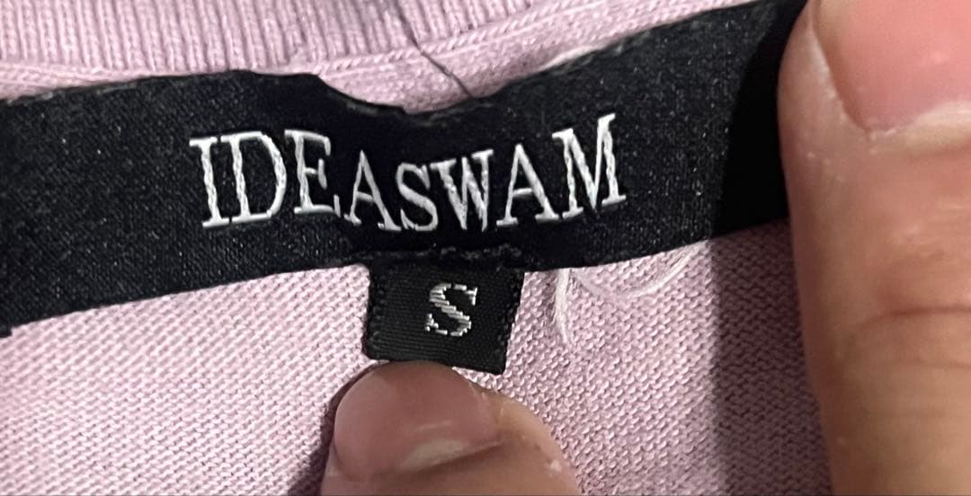 IDEASWAM ロゴTシャツ　パープル