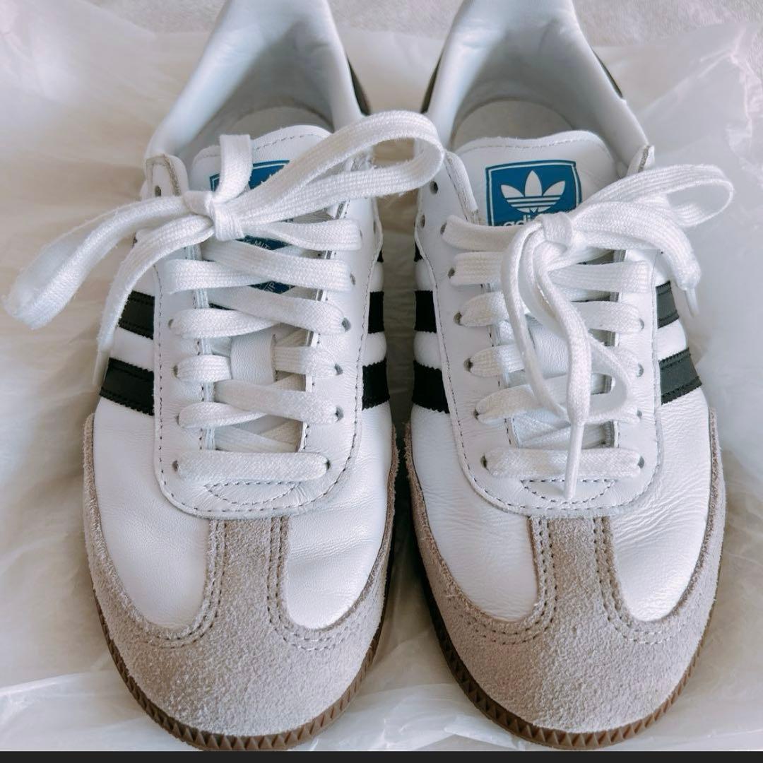 期間限定　ADIDAS/アディダス SAMBA OG サンバ 23.5 ホワイト
