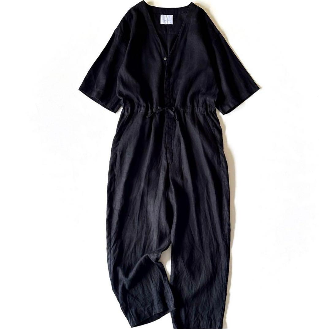 新品未使用　ソラモナポッシェ　リネン　オールインワン