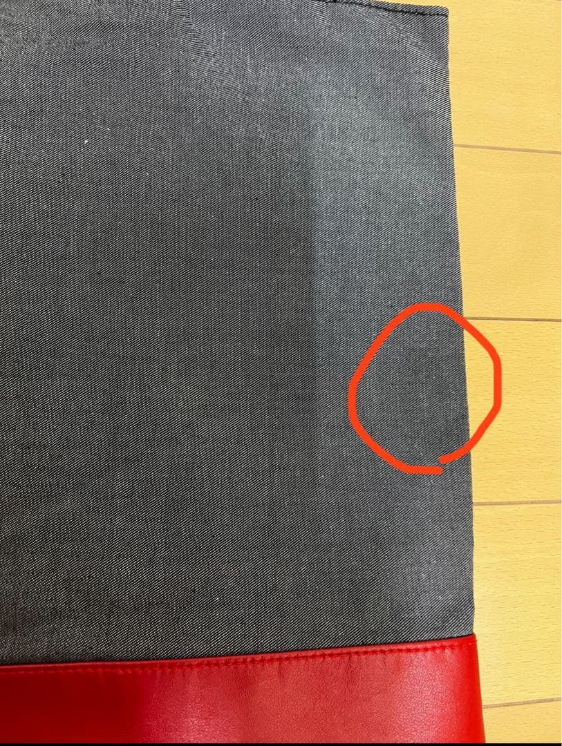 ファミリア⭐︎デニムバッグ⭐︎JALコラボ⭐︎難あり