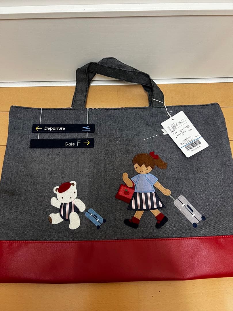 ファミリア⭐︎デニムバッグ⭐︎JALコラボ⭐︎難あり