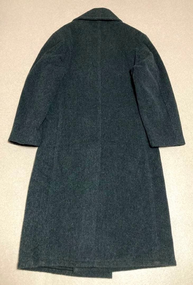 Schott ショット ウール メルトン ダブルブレスト ロングコート グレー