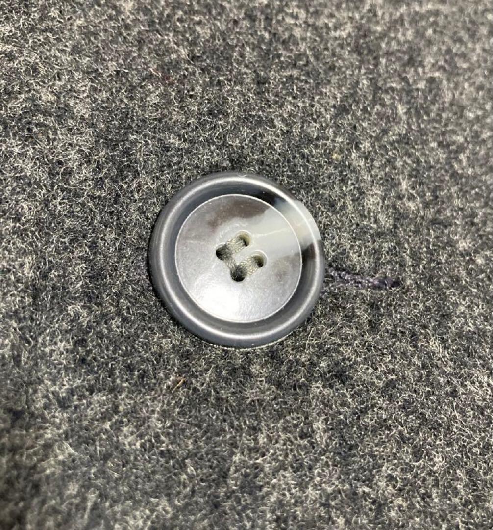 Schott ショット ウール メルトン ダブルブレスト ロングコート グレー