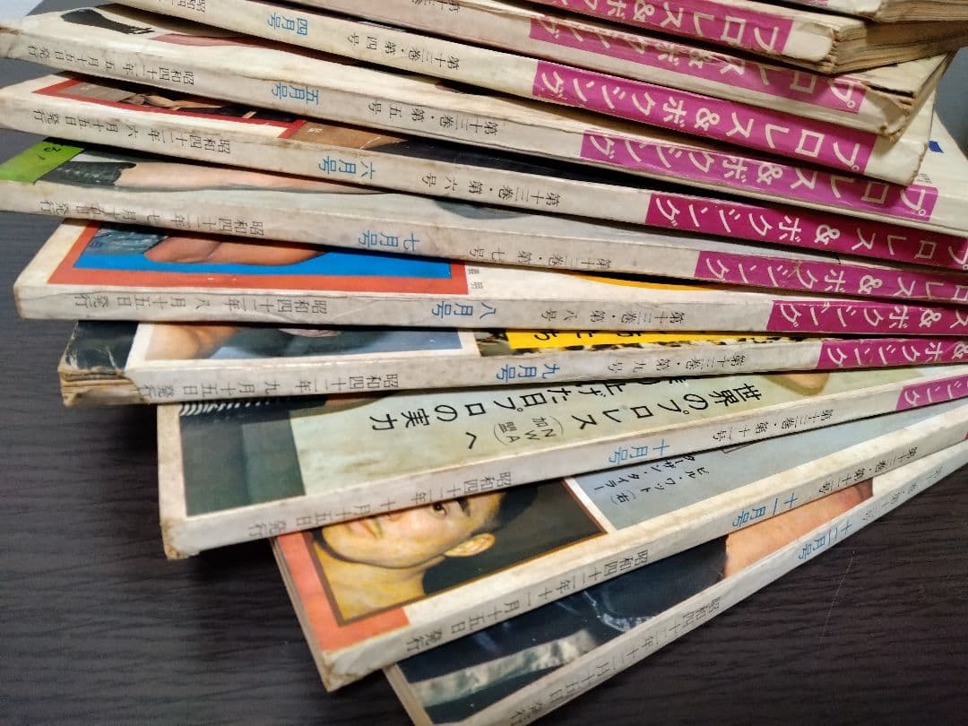 プロレス&ボクシング 1967年全巻　12冊