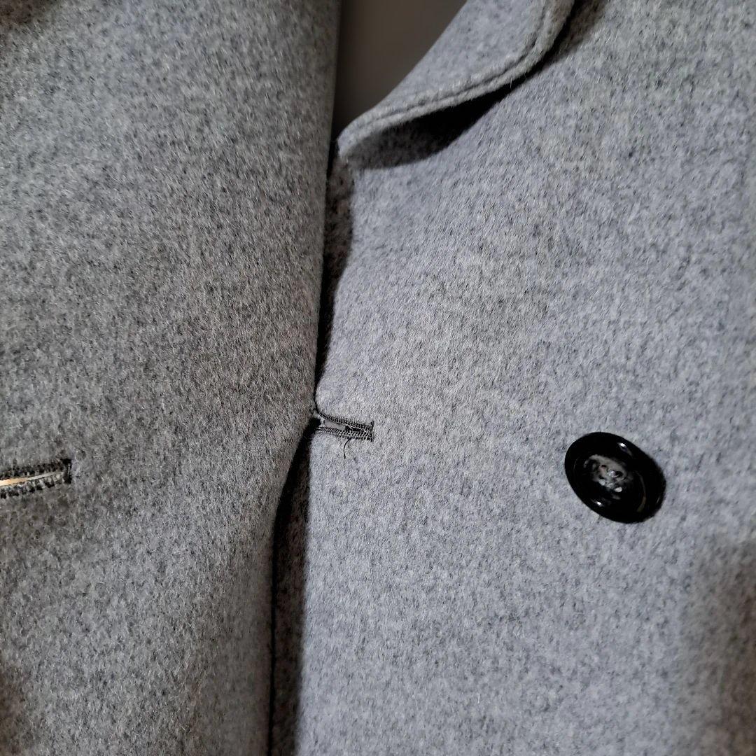 週末限定価格　23区 サイズ38 ライトグレー 羊毛アンゴラ混合コート