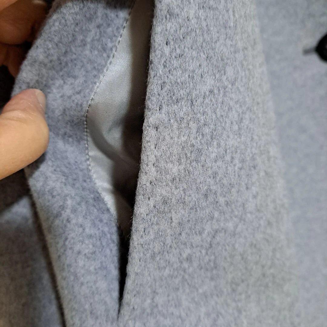 週末限定価格　23区 サイズ38 ライトグレー 羊毛アンゴラ混合コート