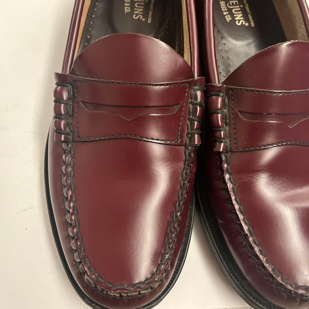 ジーエイチバス　ローファー　バーガンディ　7 1/2