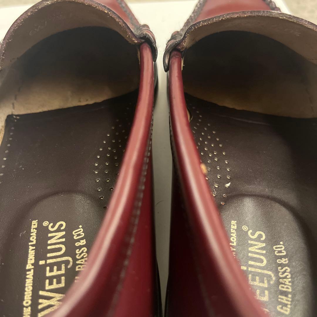 ジーエイチバス　ローファー　バーガンディ　7 1/2