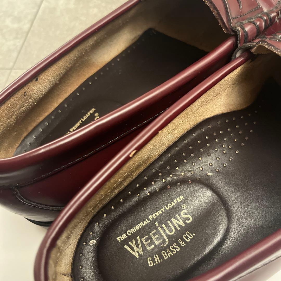 ジーエイチバス　ローファー　バーガンディ　7 1/2