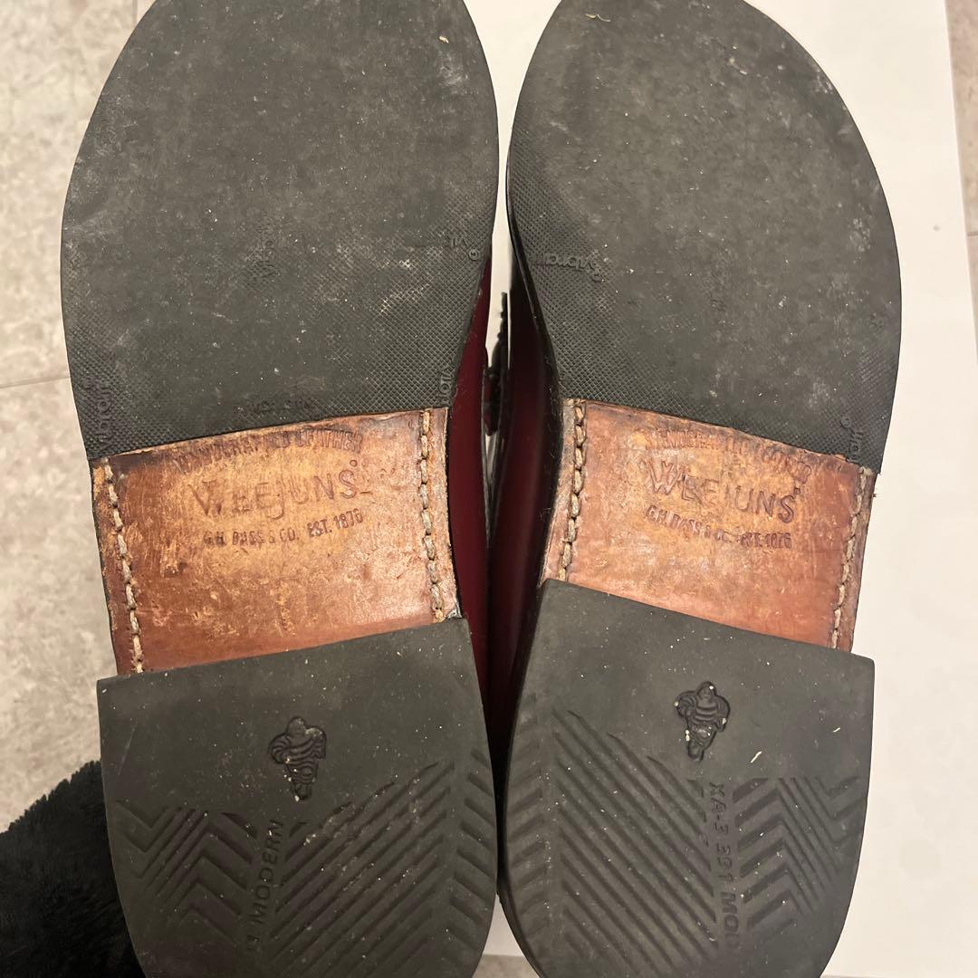 ジーエイチバス　ローファー　バーガンディ　7 1/2