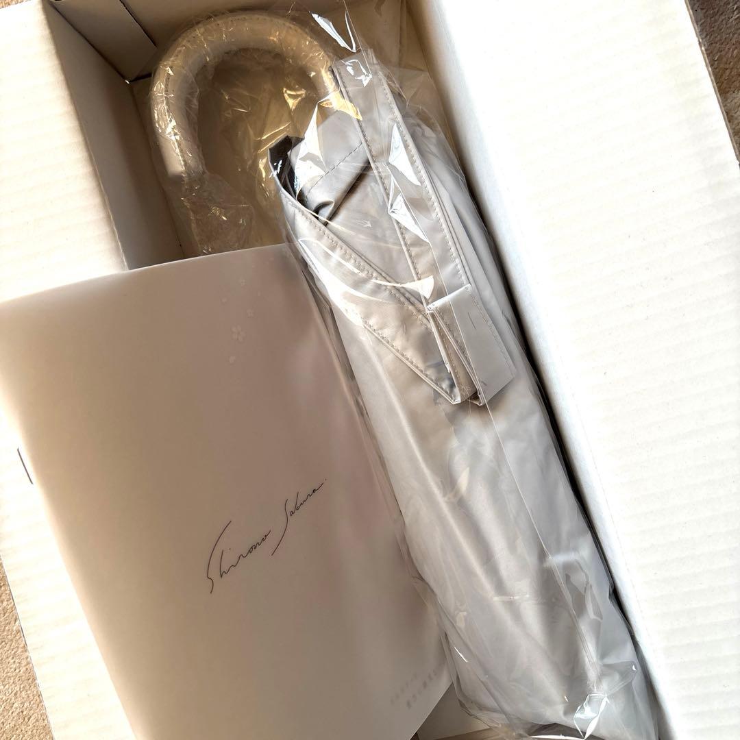 シロノサクラ 日傘 アイスグレー