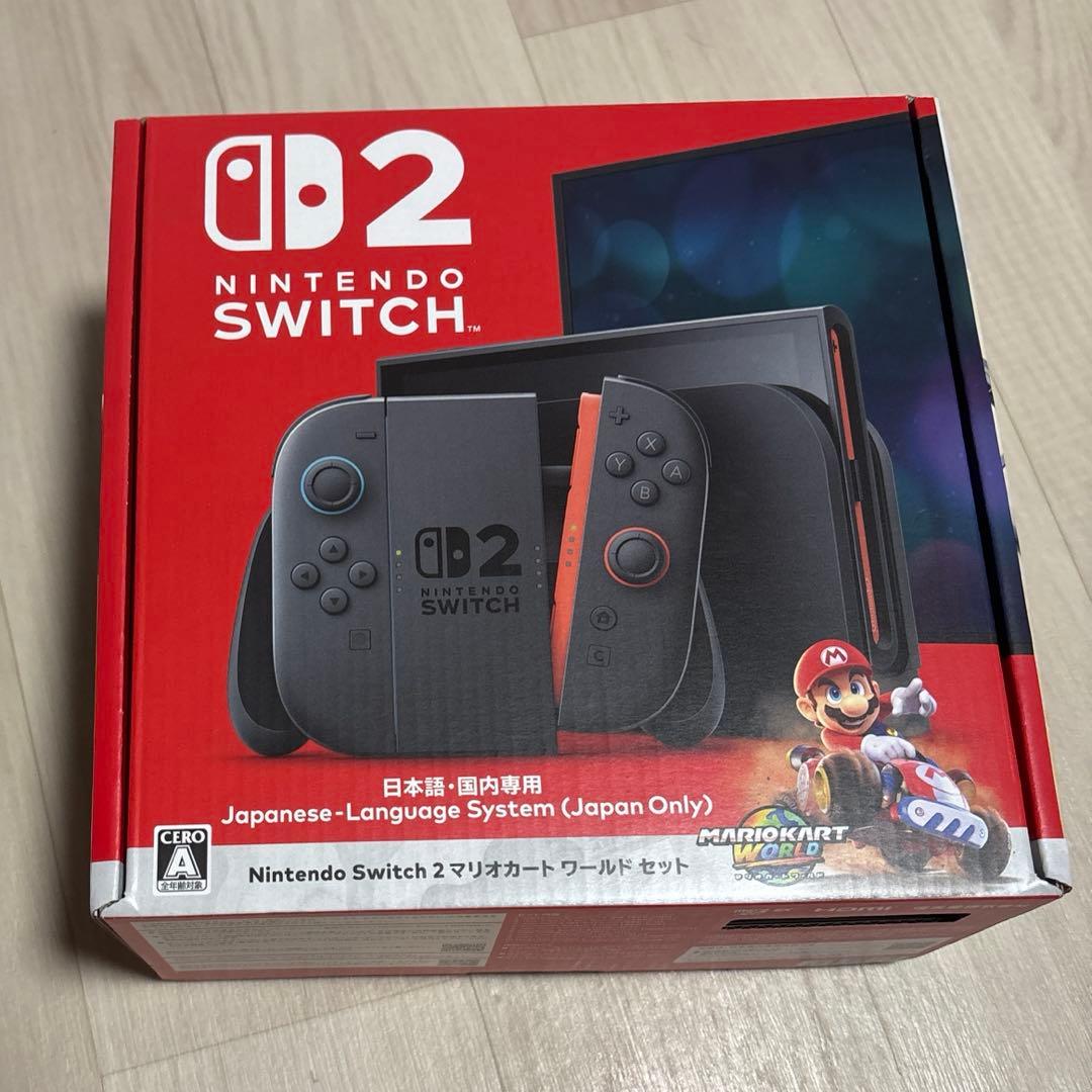 新品未開封Nintendo Switch 2 マリオカートワールドセット 本体