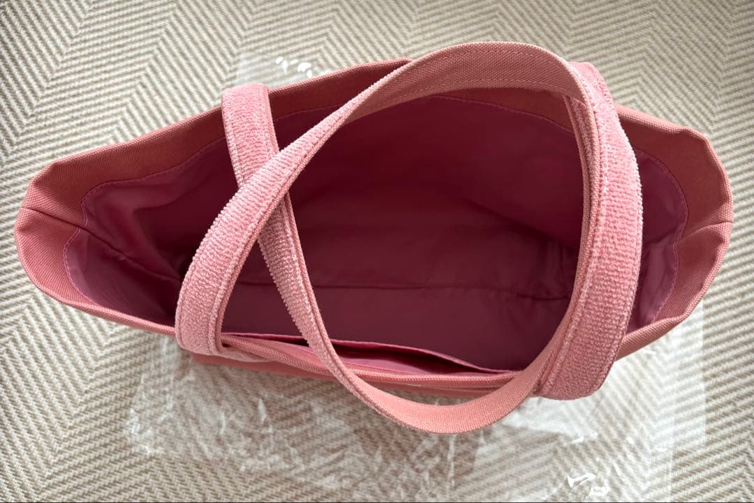 ラブラリーバイフェイラー　オールドテディ　トートバッグ　ピンク　大