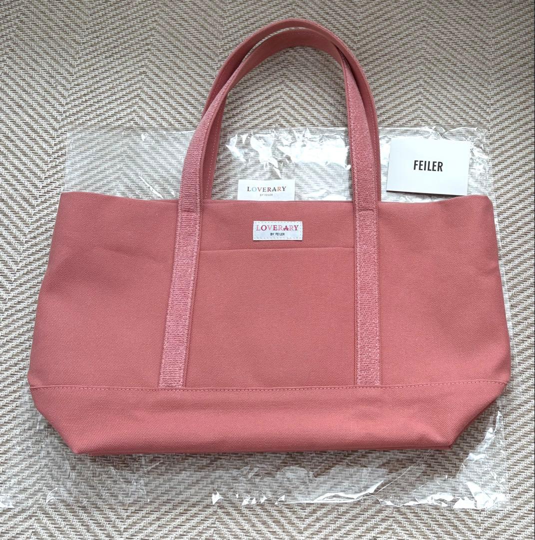 ラブラリーバイフェイラー　オールドテディ　トートバッグ　ピンク　大