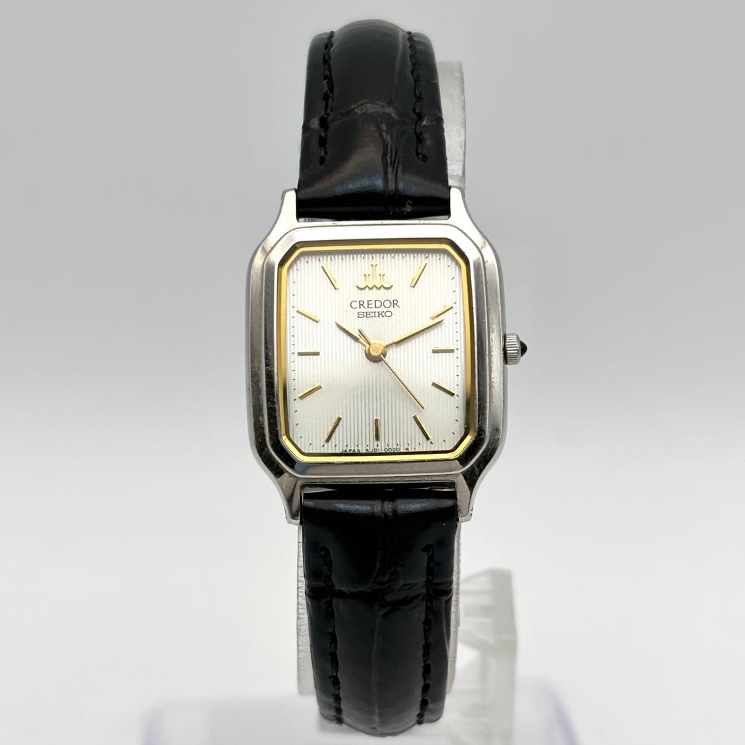 稼働✨SEIKO CREDOR 腕時計 レディース 新品ベルト レディース