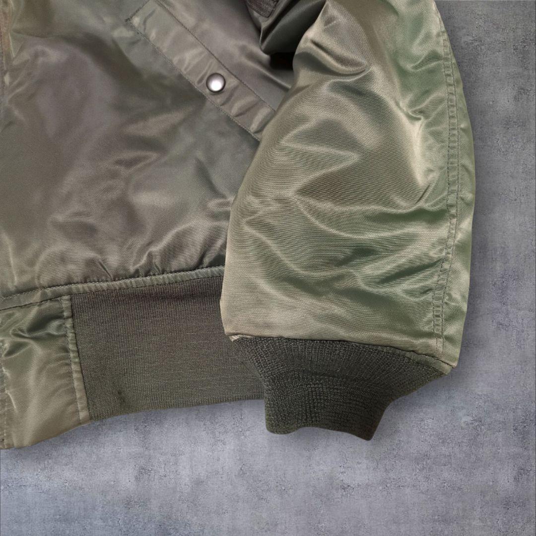 希少モデル✨AVIREX N-2B RED DRAGON ワッペン L カーキ