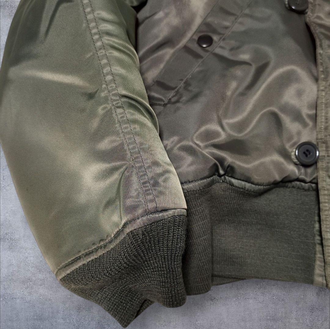 希少モデル✨AVIREX N-2B RED DRAGON ワッペン L カーキ