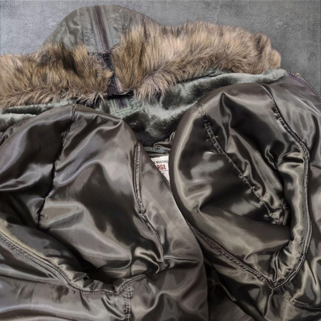 希少モデル✨AVIREX N-2B RED DRAGON ワッペン L カーキ