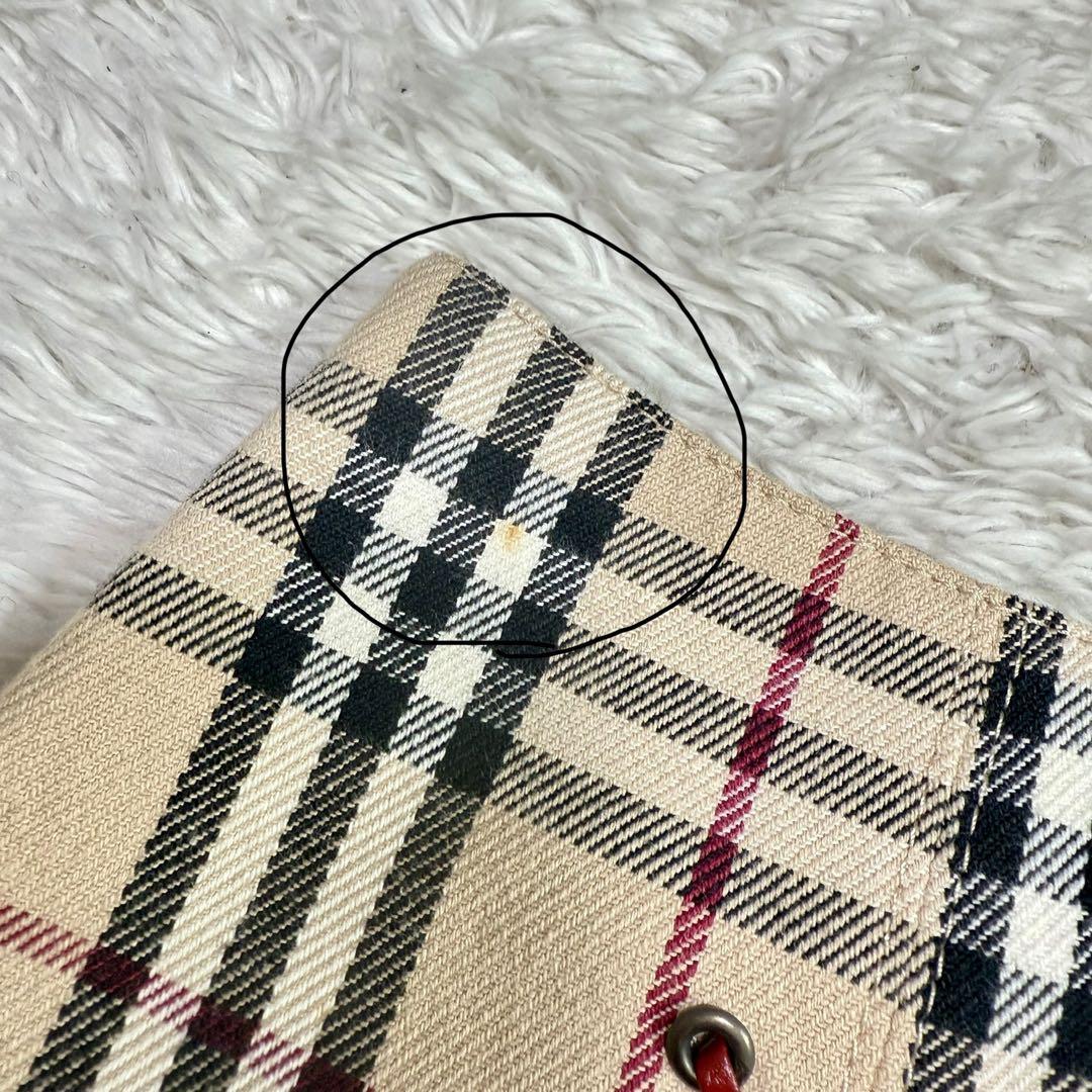 バーバリーブルーレーベル スカート ノバチェック ギャザー プリーツ