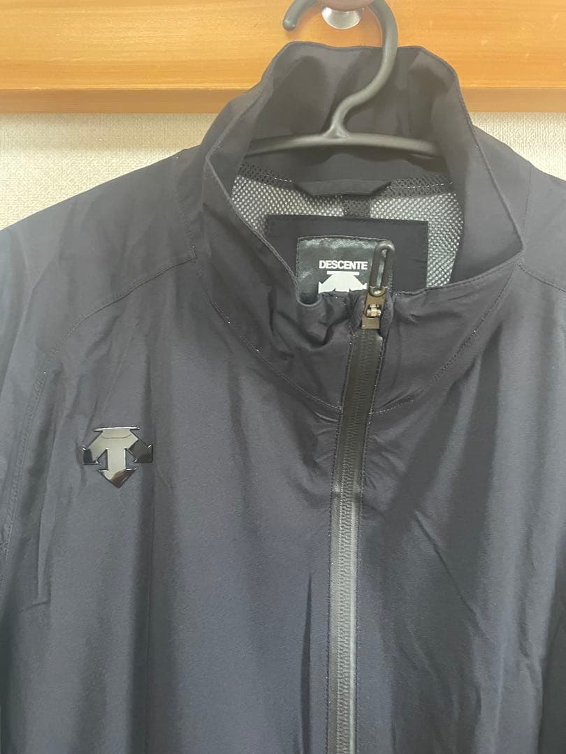 DESCENTE レインスーツ ブラック 上下セット