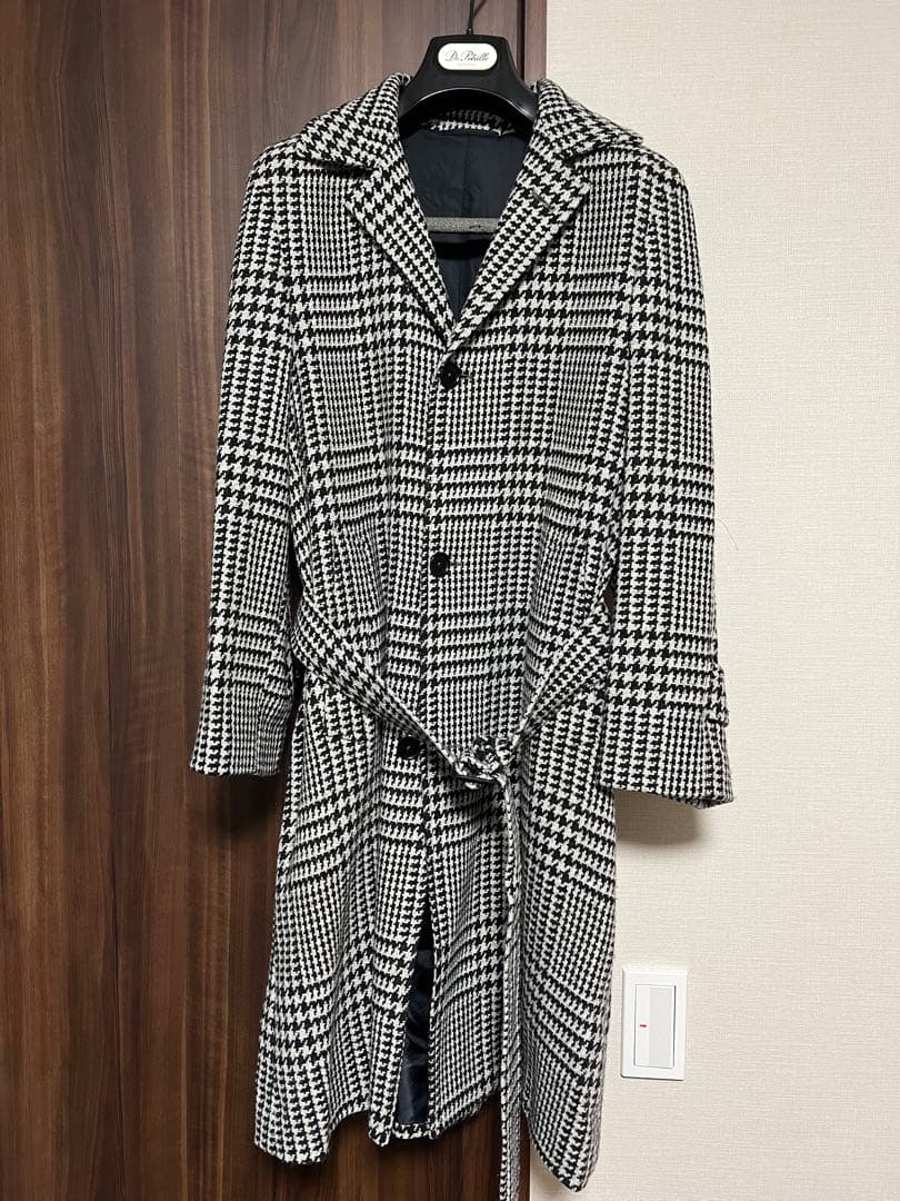 De Petrillo バルカラー ベルテッド コート