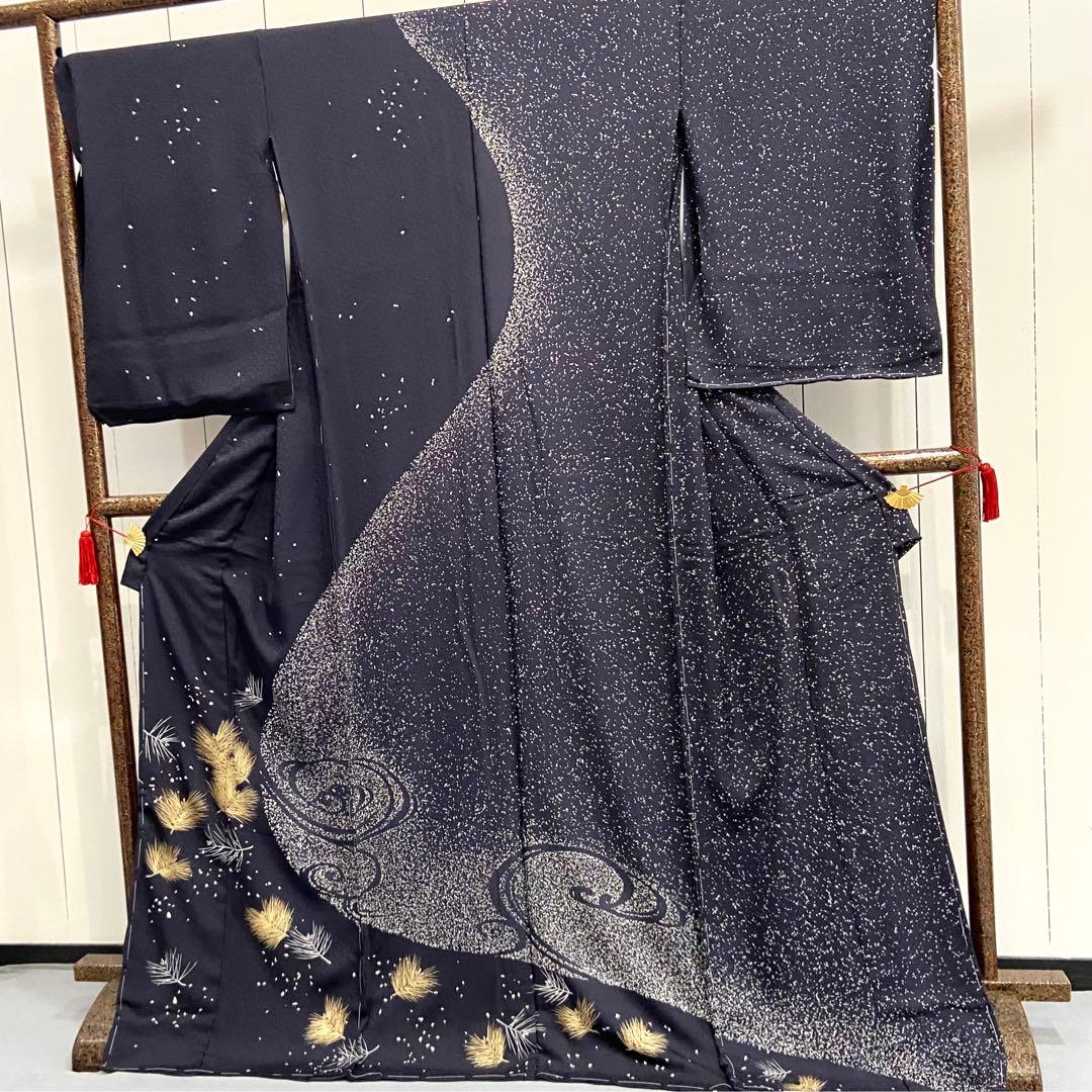 正絹訪問着　新品　仮エバ　未仕立て品