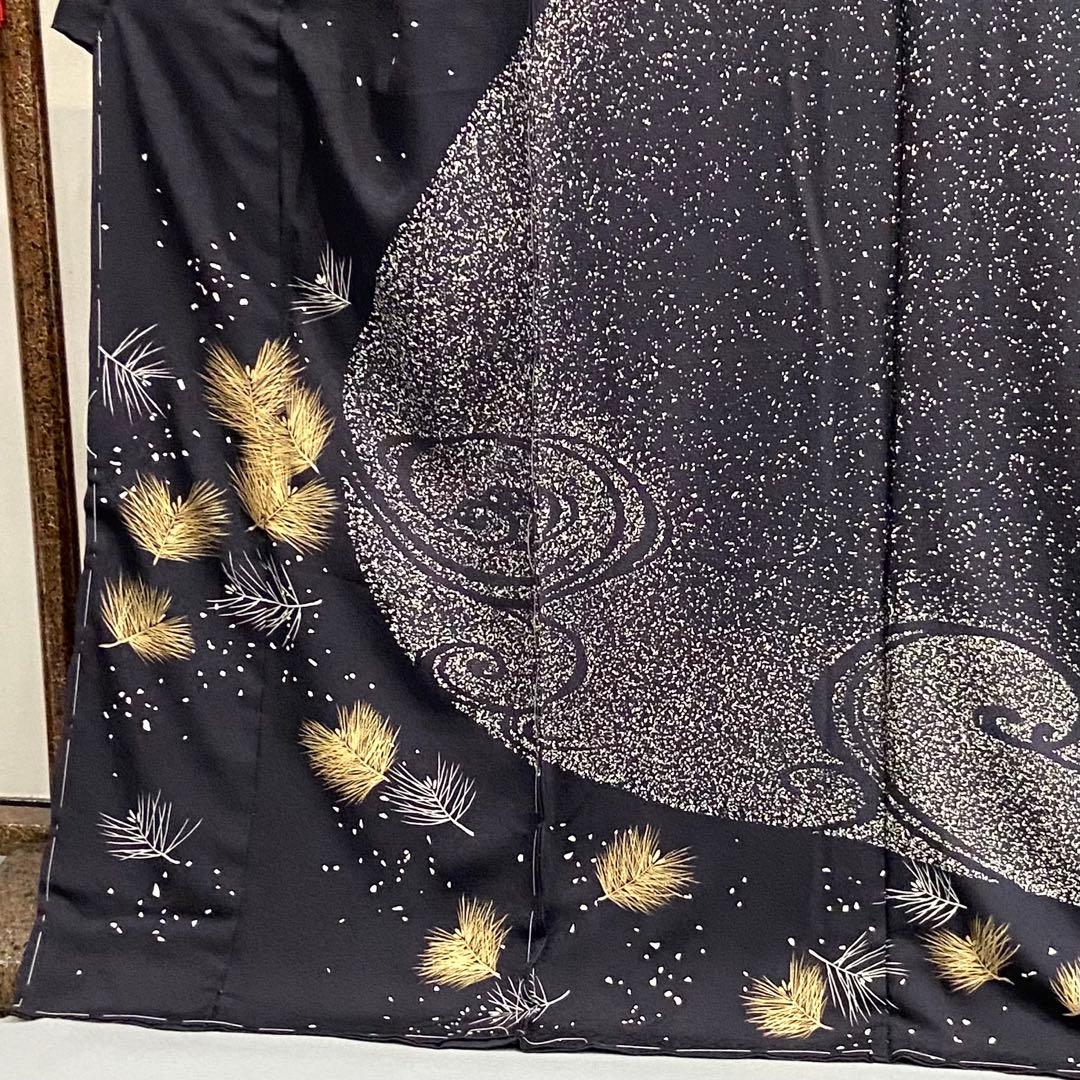 正絹訪問着　新品　仮エバ　未仕立て品