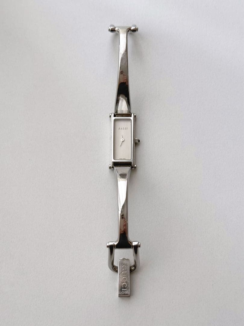 【稼働品・新品電池】GUCCI 1500L バングルウォッチ　腕時計