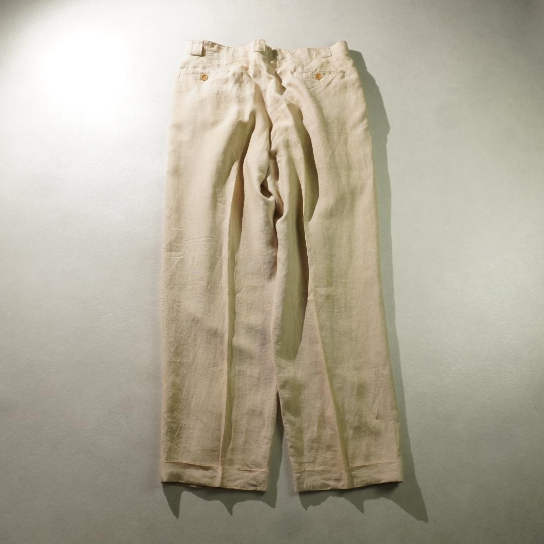 GIORGIO ARMANI リネン素材シングルセットアップスーツ/UW164