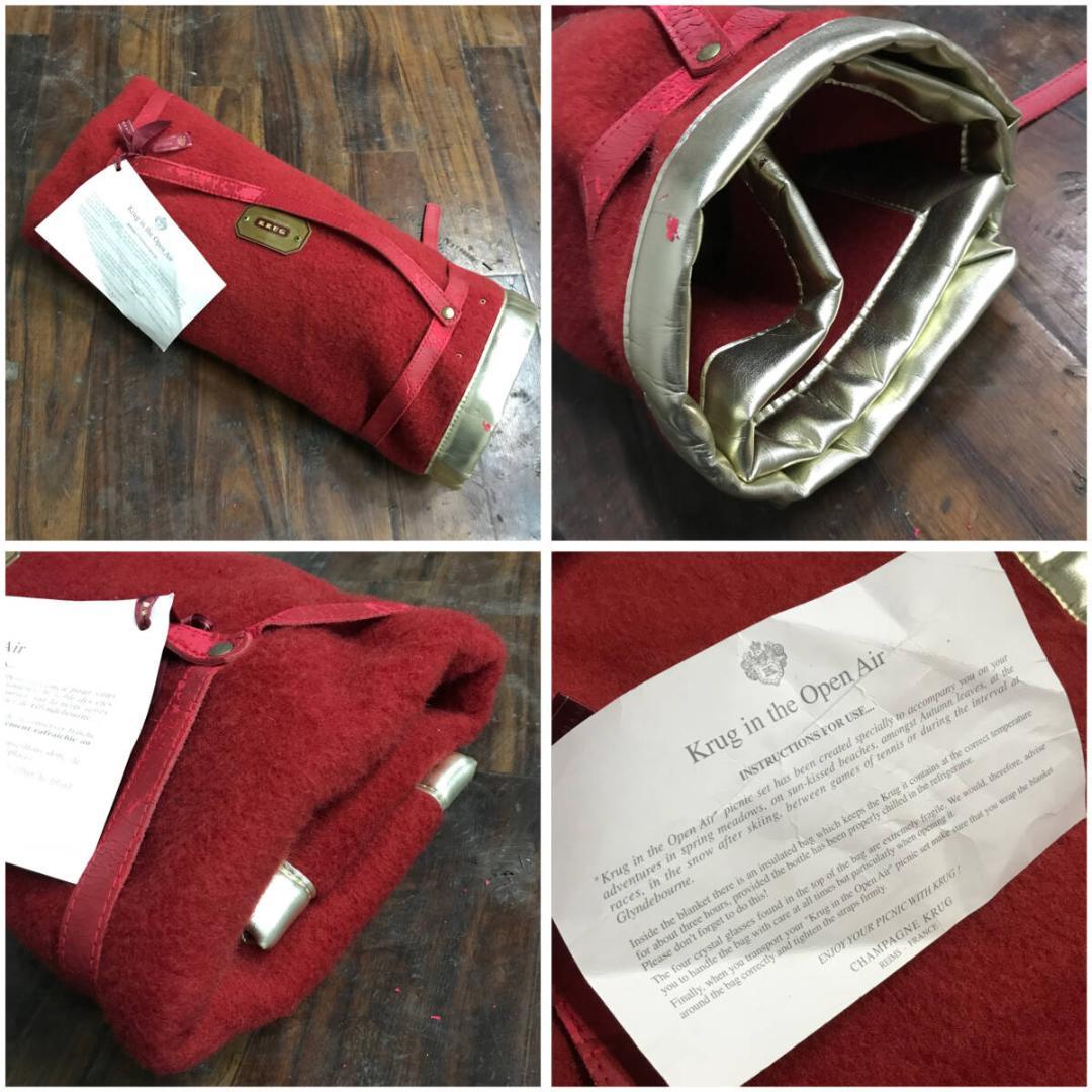 レア KRUG クリュッグ ブランケット ピクニックセット シャンパンクーラ