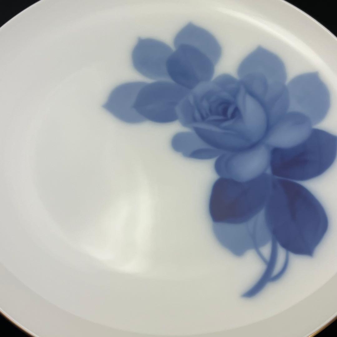 大倉陶園　ブルーローズ　23cm　ミート皿　2枚セット