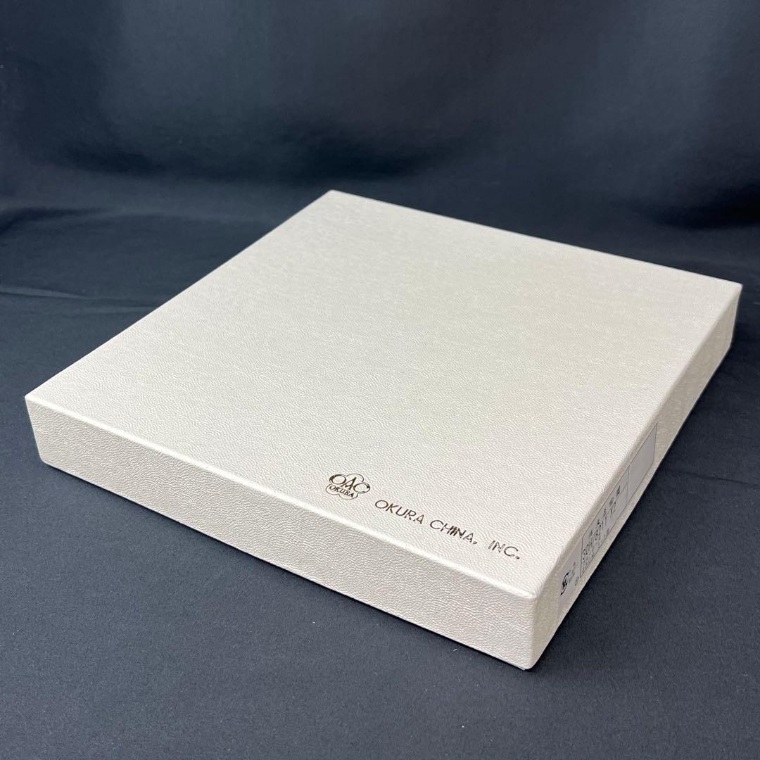 大倉陶園　ブルーローズ　23cm　ミート皿　2枚セット